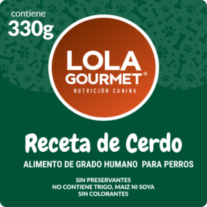 LG Cerdo 330g Label