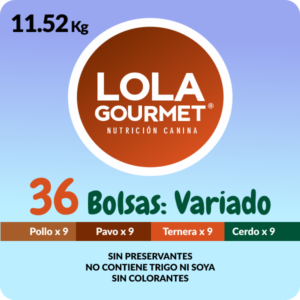 Lola Gourmet Pack x 36 Variado