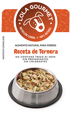 Lola_Gourmet_Label_Ternera233 Lola Gourmet | Alimento natural para perros | Receta de Ternera